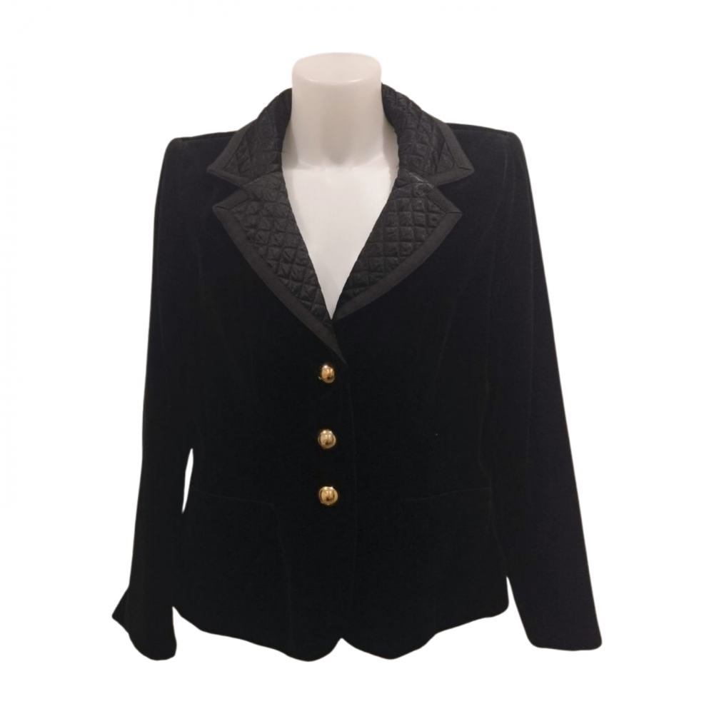 Blazer satiné noir - T 48 - Weill