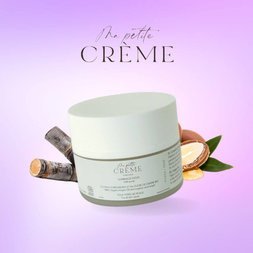gommage visage huile d'argan