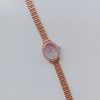 Montre maille vintage rose cuivrée femme Jaz – Image 2