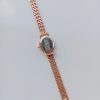 Montre maille vintage rose cuivrée femme Jaz – Image 3