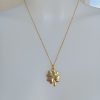 Collier trefle doré acier inoxydable – Image 2