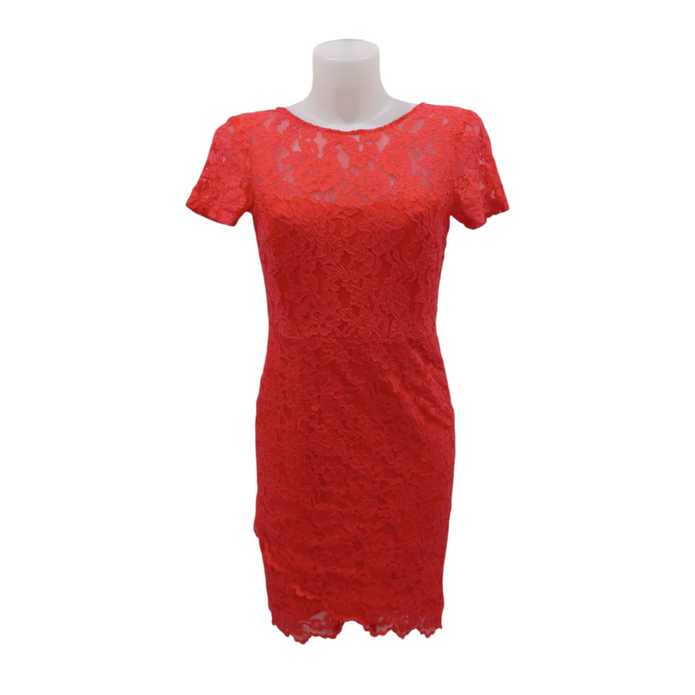 Robe rouge cocktail T.36 1.2.3