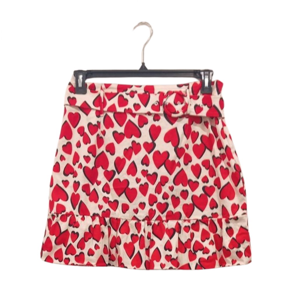 Jupe motif cœur Naf Naf