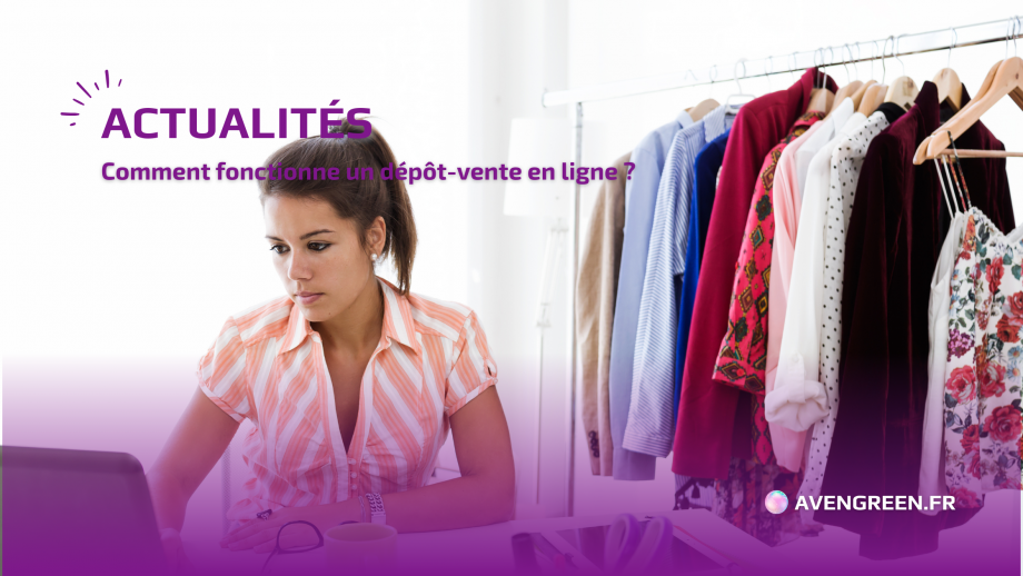Femme qui s'occupe d'un dépôt de vêtements pour un dépôt-vente en ligne