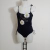 Maillot de bain noir à fleurs blanches Banana Moon – Taille 40 – Image 2